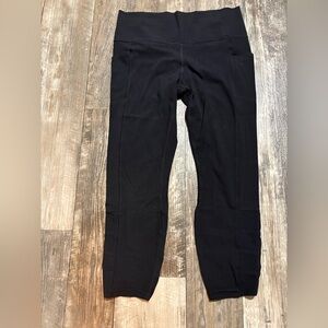 Athleta Salutation Black 7/8 Leggings